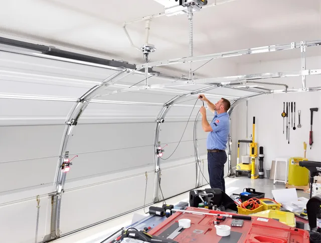 Garage door cable repair service by Hacienda Heights Garage Door Repair in Hacienda Heights
